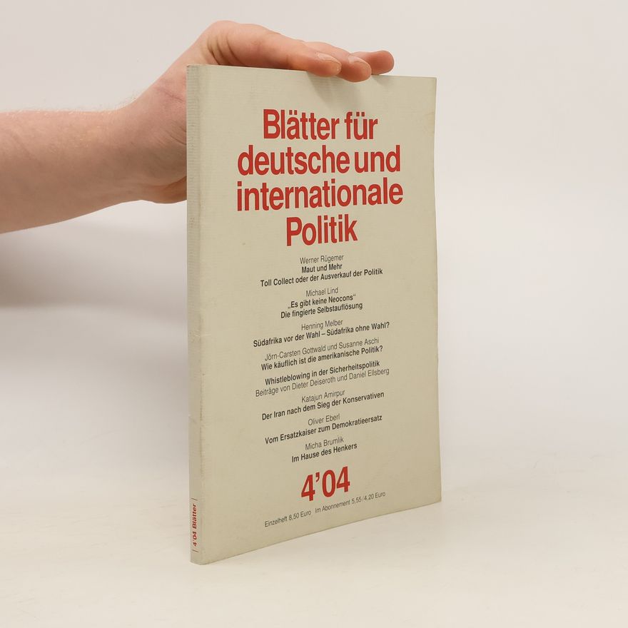 Autorenkollektiv Blätter für deutsche und internationale Politik
