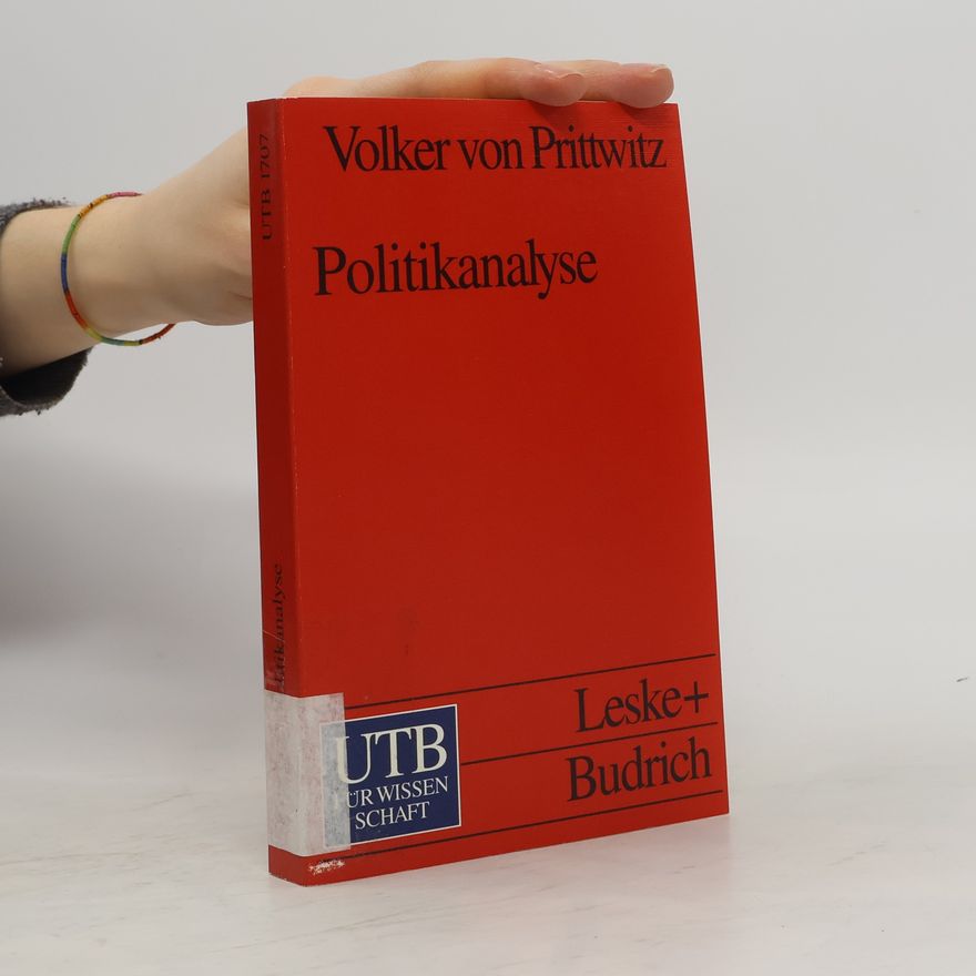 Volker von Prittwitz Politikanalyse