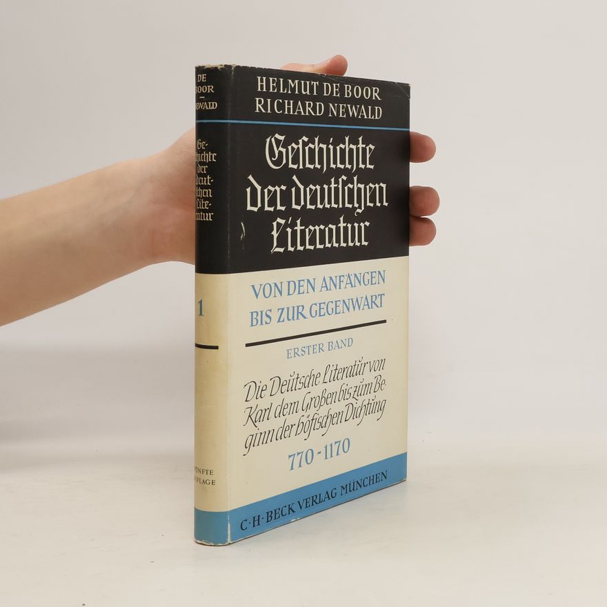 Various authors Geschichte der deutschen Literatur 1