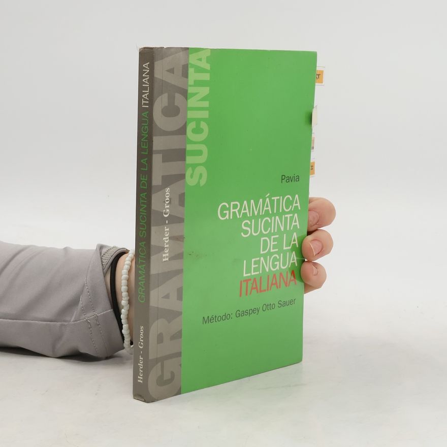 Luigi Pavía Gramática sucinta de la lengua italiana