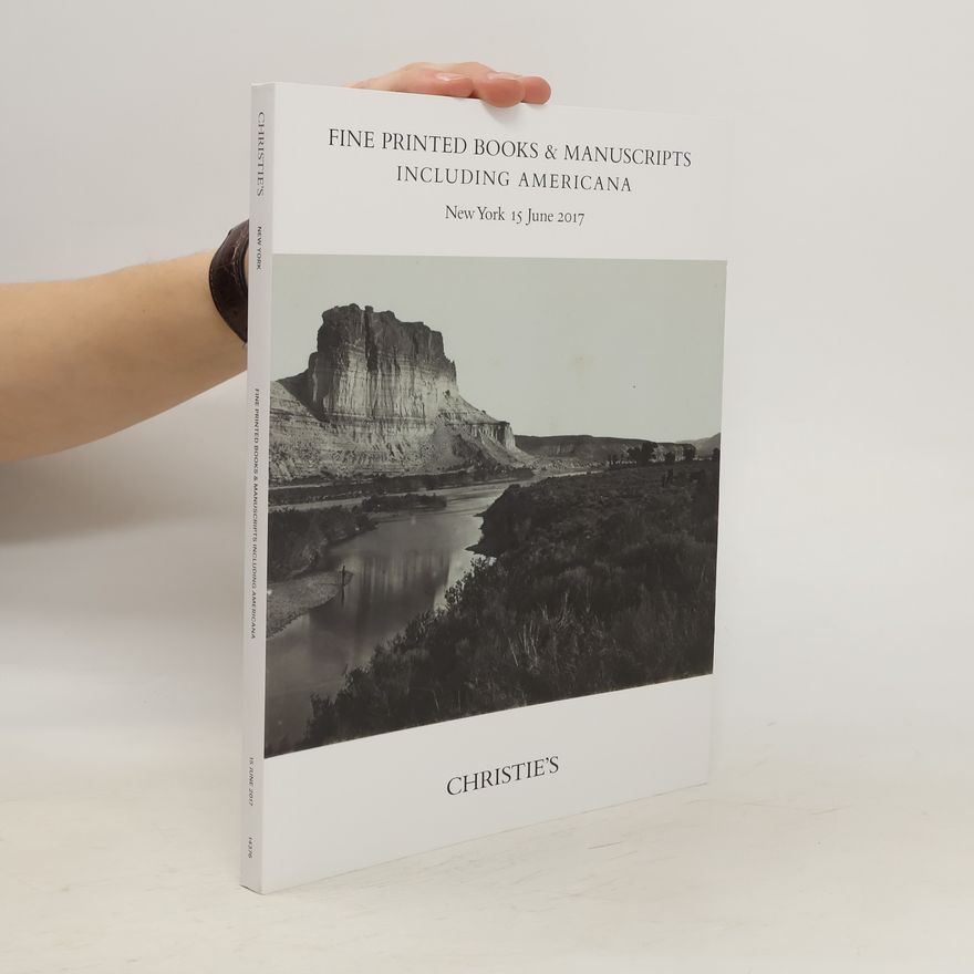 Autorenkollektiv Fine Printed Books & Manuscripts Including Americana