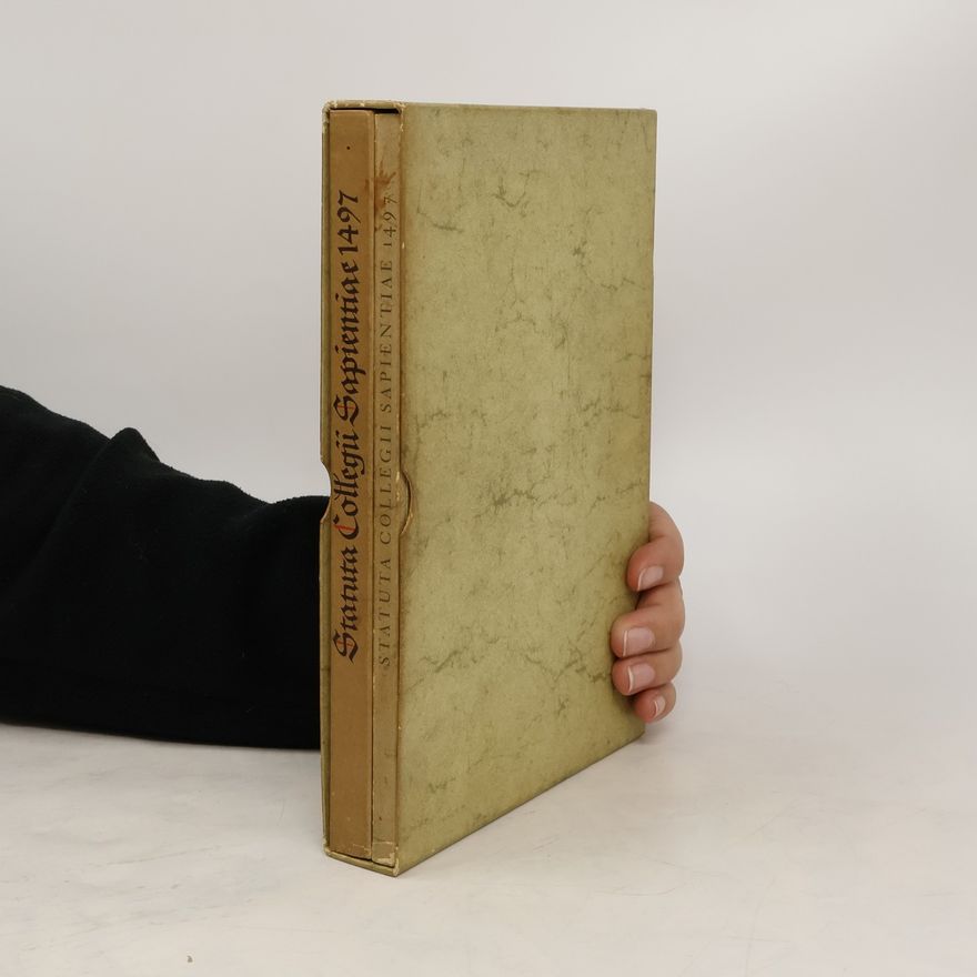 Collectif d'auteurs Satuta Collegii Sapientiae 1497