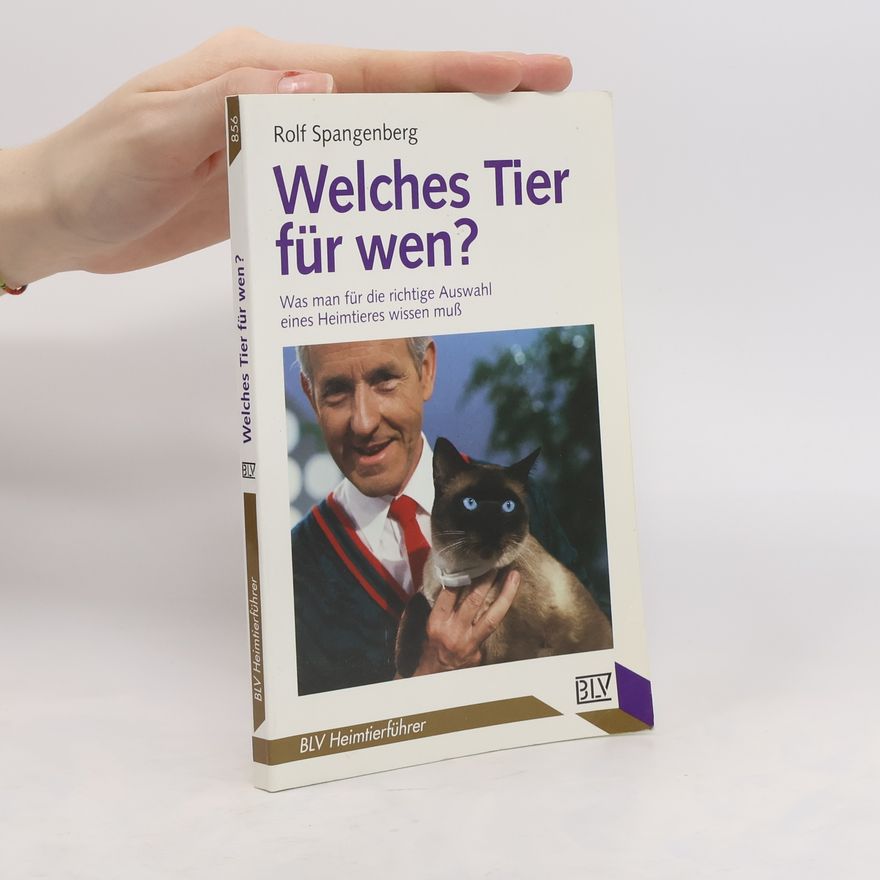 Rolf Spangenberg Welches Tier für wen?