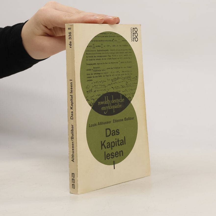 Louis Althusser Das Kapital lesen