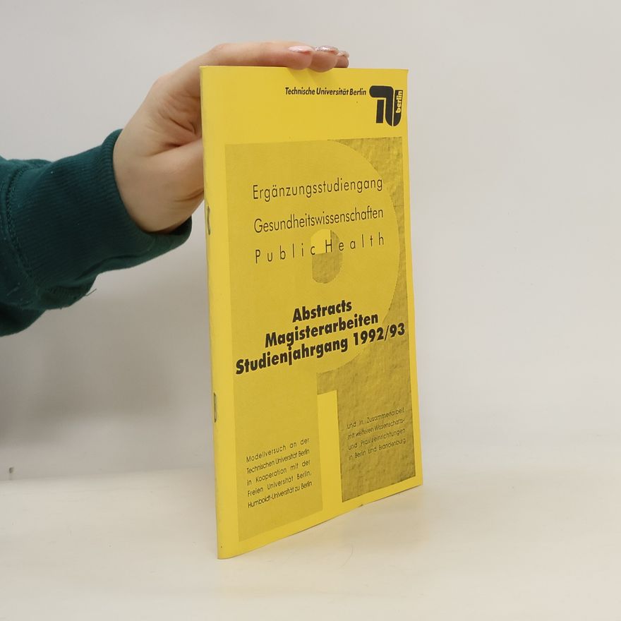 Autorenkollektiv Abstracts Magisterarbeiten Studienjahrgang 1992/93
