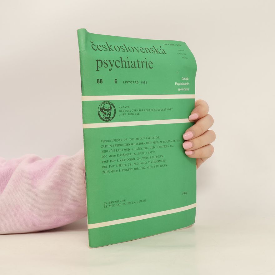 Various authors Československá psychiatrie 11/92