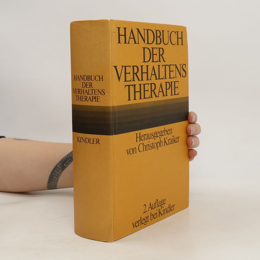 Christoph Kraiker Handbuch der Verhaltenstherapie