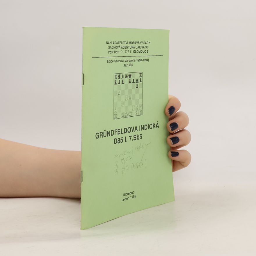 Kolektiv autorů Gründfeldova indická D85 I. 7.Sb5