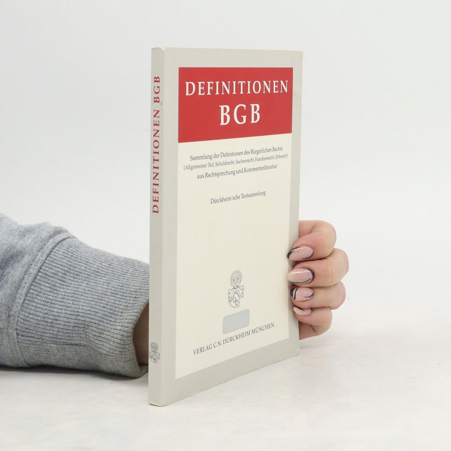 Constantin von Dürckheim Definitionen BGB