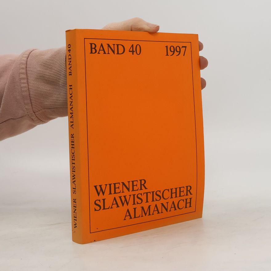 Collectif d'auteurs Wiener slawistischer Almanach 40