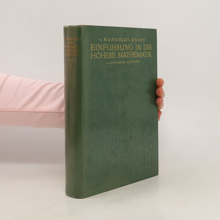 Konrad Knopp Einführung in die höhere Mathematik. Band 3