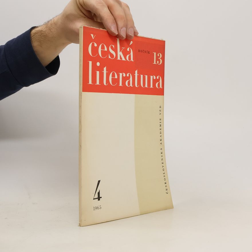 Various authors Česká literatura 4/1965