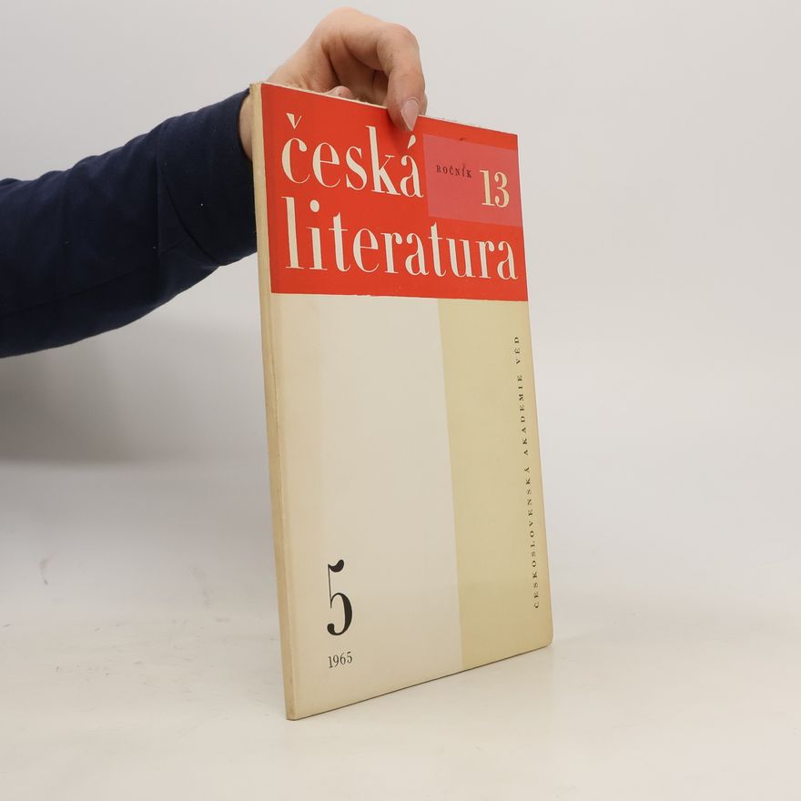 Various authors Česká literatura 5/1965