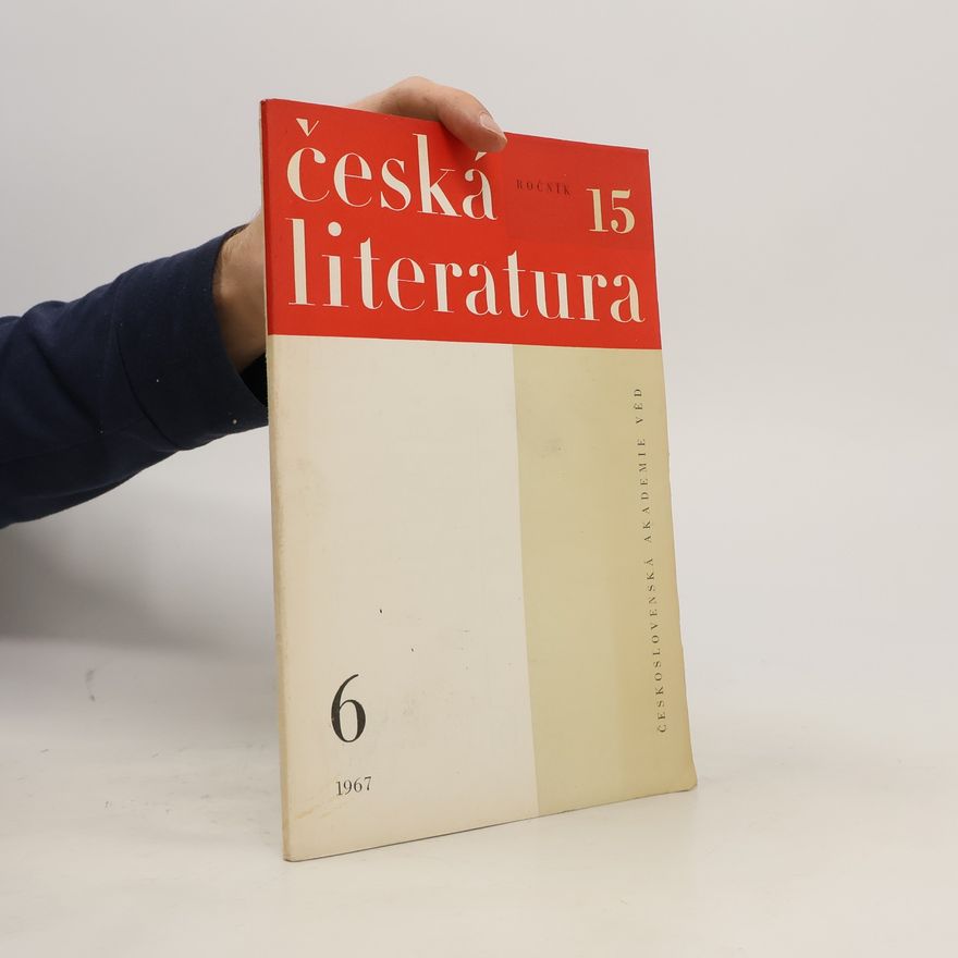 Various authors Česká literatura 6/1967