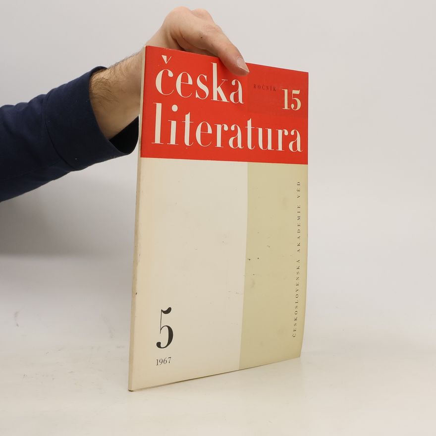 Various authors Česká literatura 5/1967