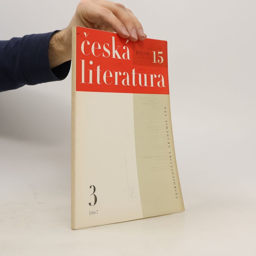 Various authors Česká literatura 3/1967