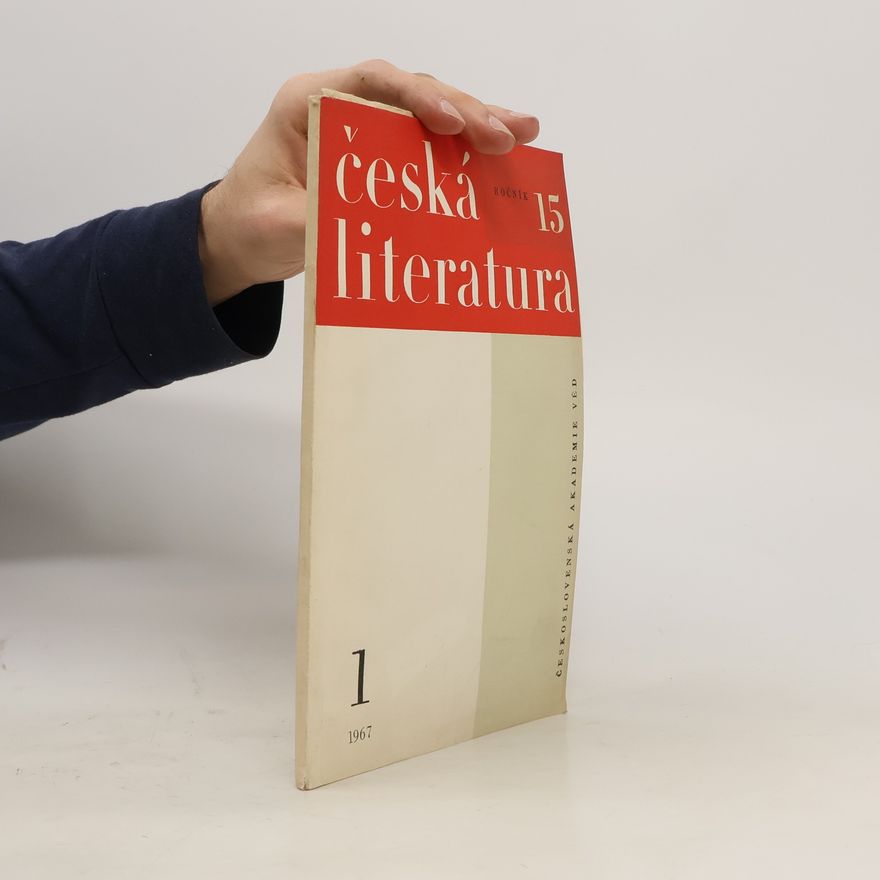 Various authors Česká literatura 1/1967