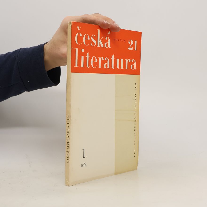 Autorenkollektiv Česká literatura 1/1973