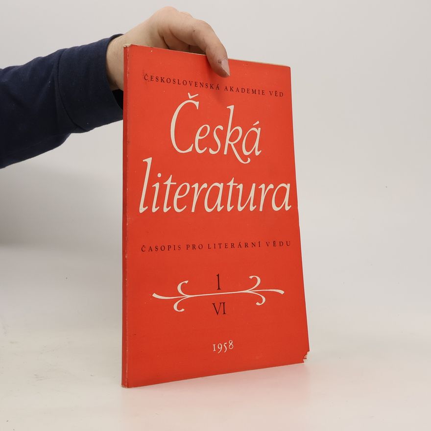 Various authors Česká literatura 1/1958