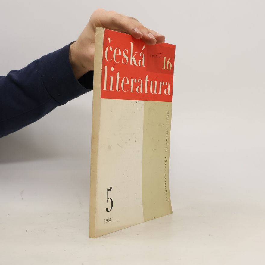 Various authors Česká literatura 5/1968