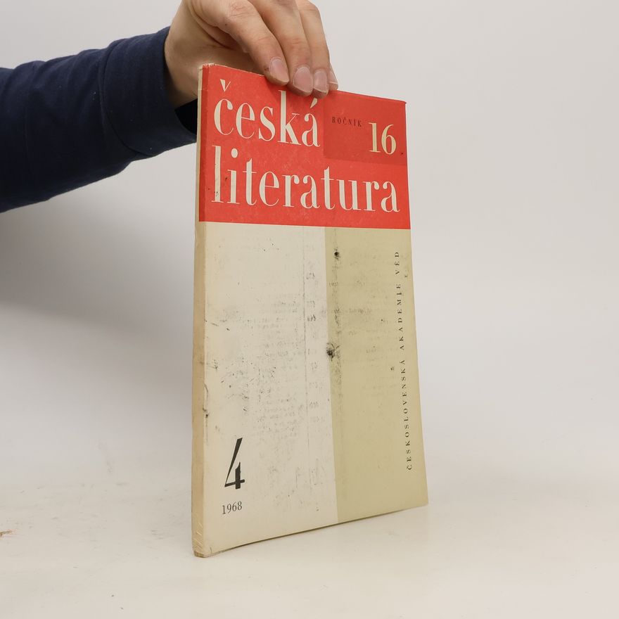 Autorenkollektiv Česká literatura 4/1968