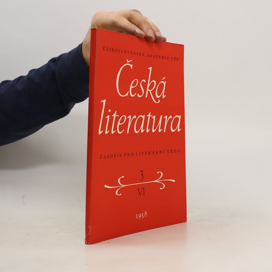 Various authors Česká literatura 3/1958