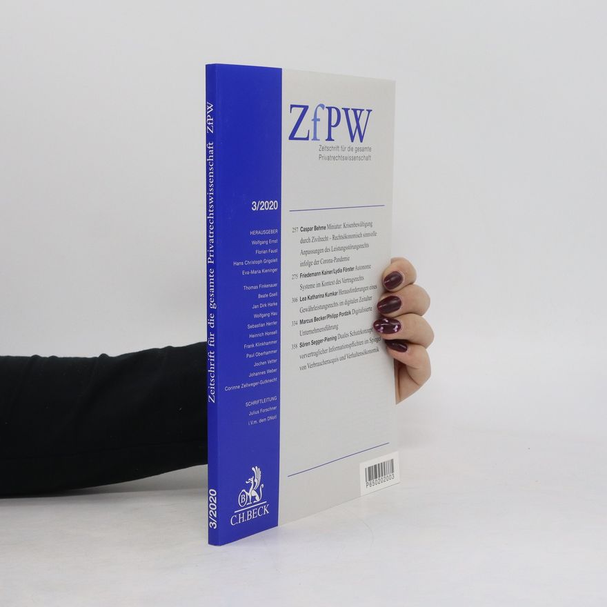Autorenkollektiv ZfPW 3/2020
