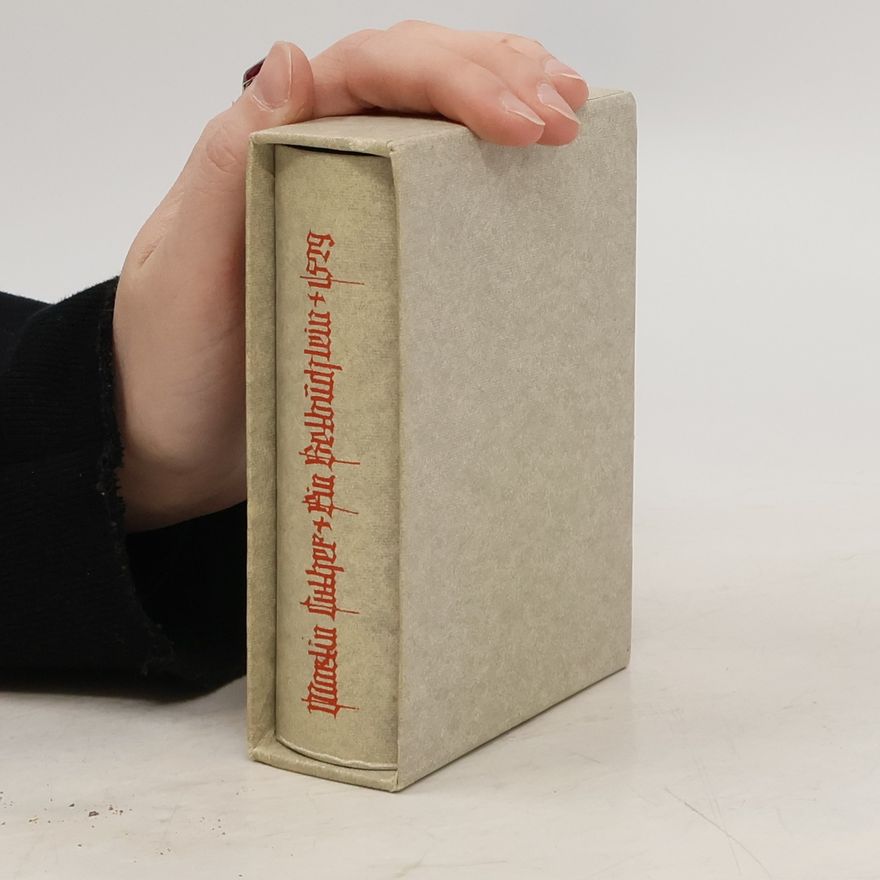 Martin Luther Ein Betbüchlein mit Kalender und Passional, Wittenberg 1529. Nachw. v. Frieder Schulz