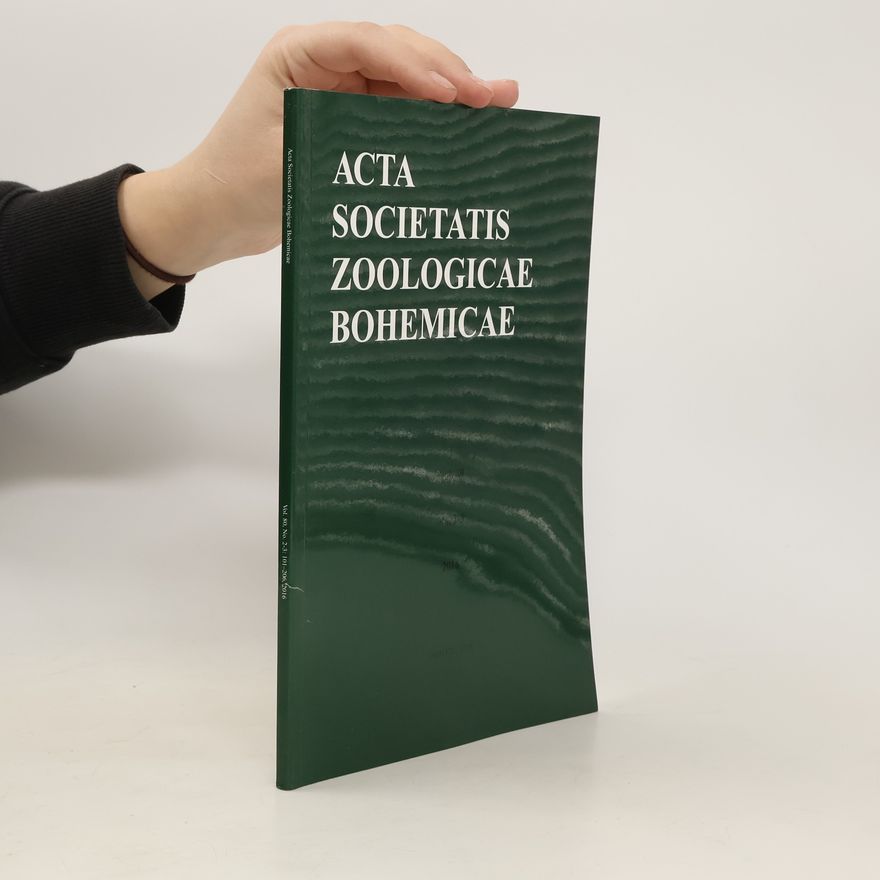 Collectif d'auteurs Acta Societatis Zoologicae Bohemicae
