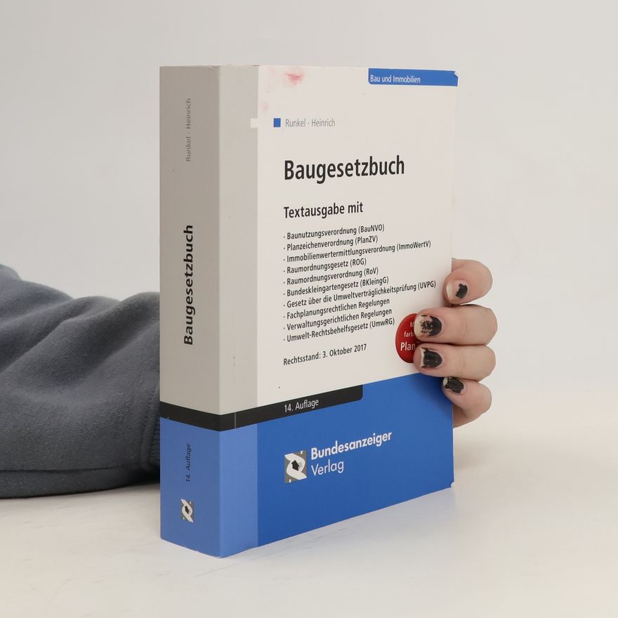 Peter Runkel Baugesetzbuch