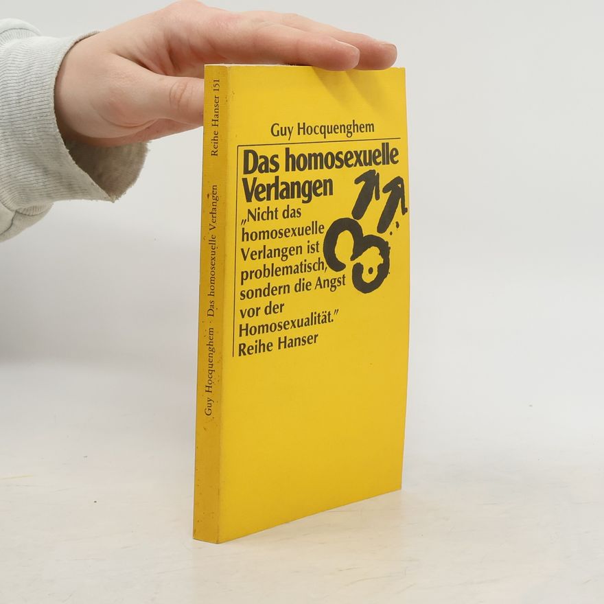 Guy Hocquenghem Das homosexuelle Verlangen