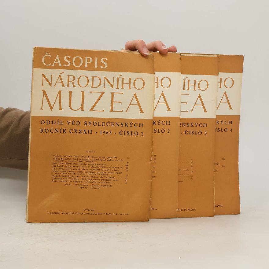 Kolektiv autorů Časopis Národního muzea 1-4/1963