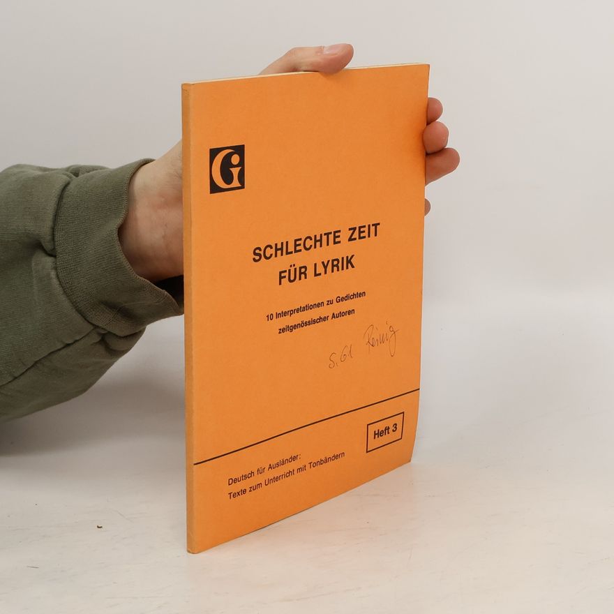 Autorenkollektiv Schlechte zeit für Lyrik 3