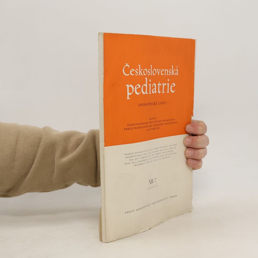 Kolektiv autorů Československá pediatrie XII-7/1957