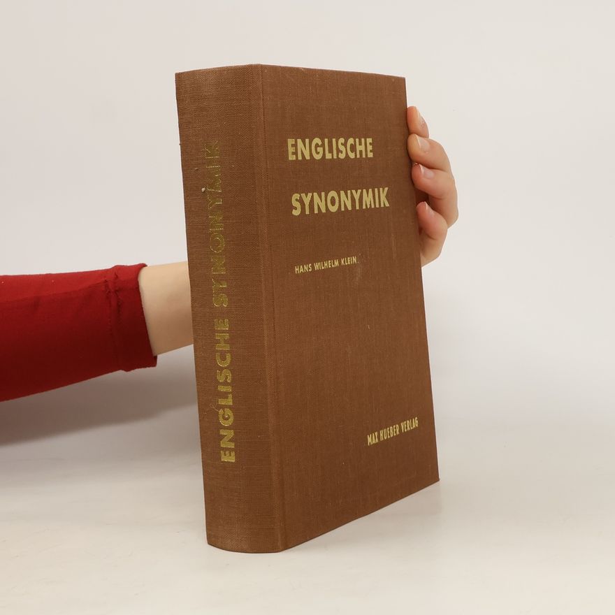 Wilhelm Klein Englische Synonymik
