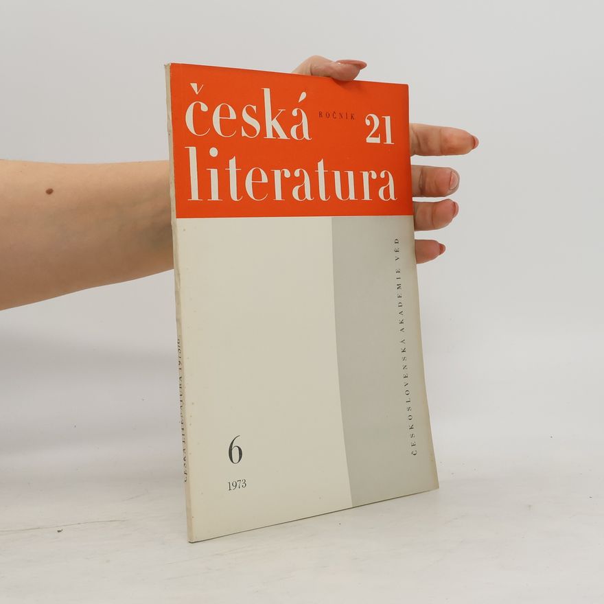 Kolektiv autorů Česká literatura 6/1973