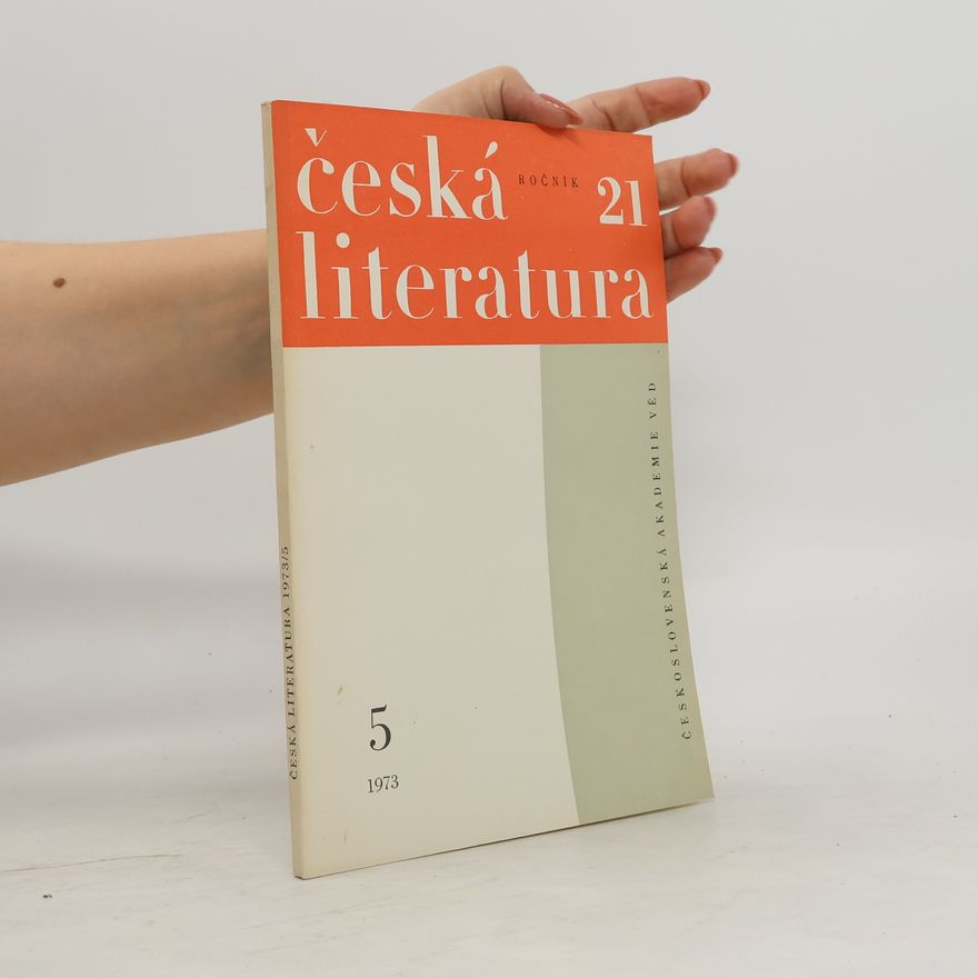 Various authors Česká literatura 5/1973