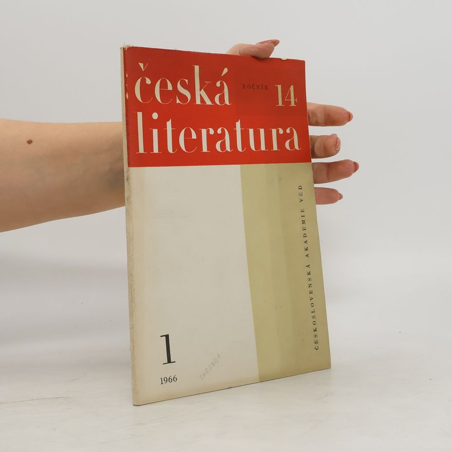 Various authors Česká literatura 1/1966