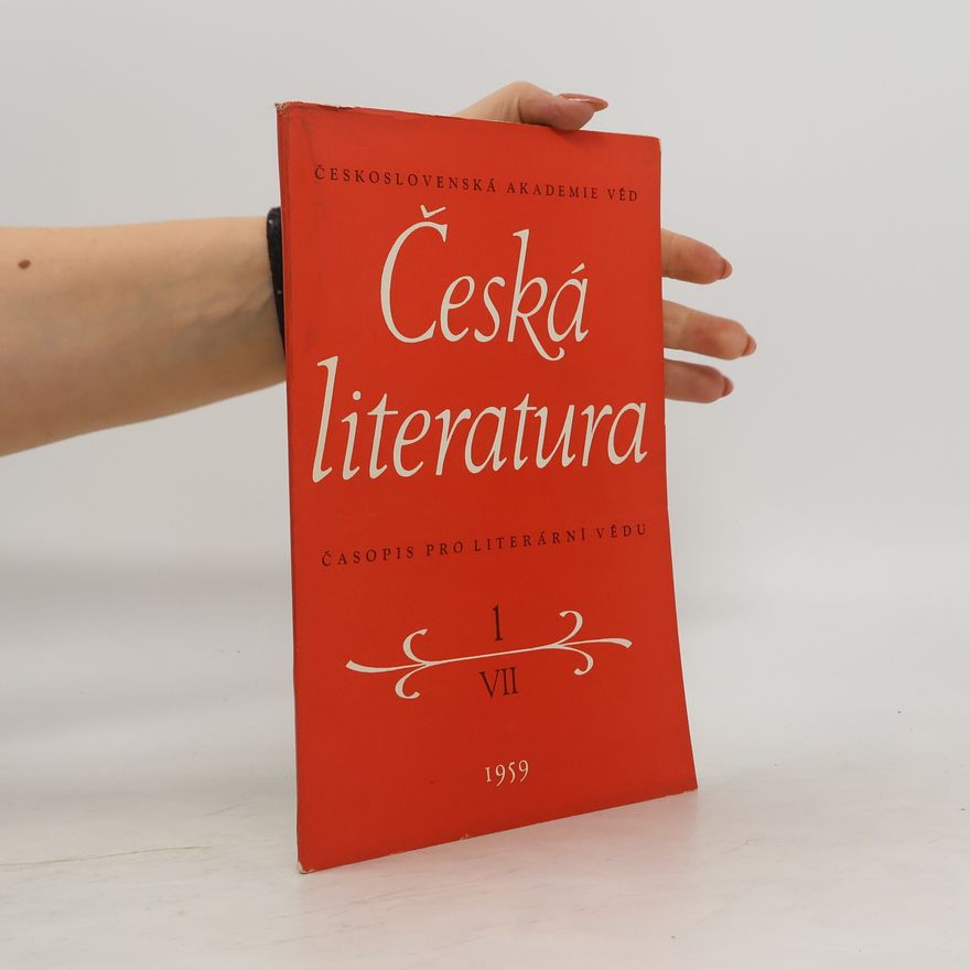 Various authors Česká literatura 1/1959