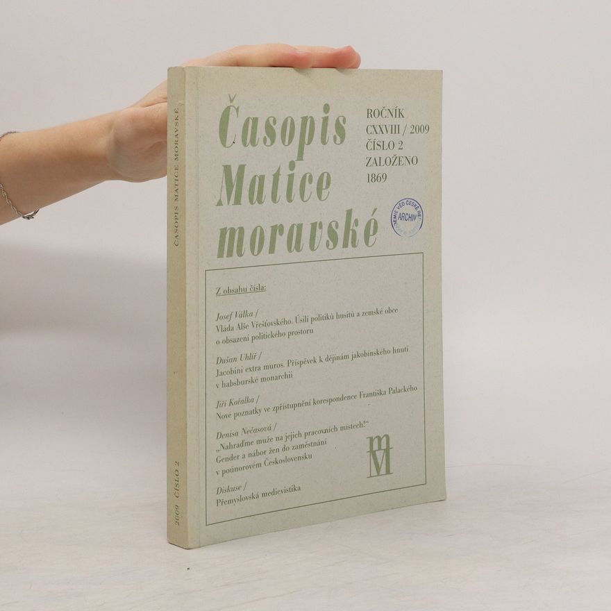 Various authors Časopis Matice Moravské 2/2009