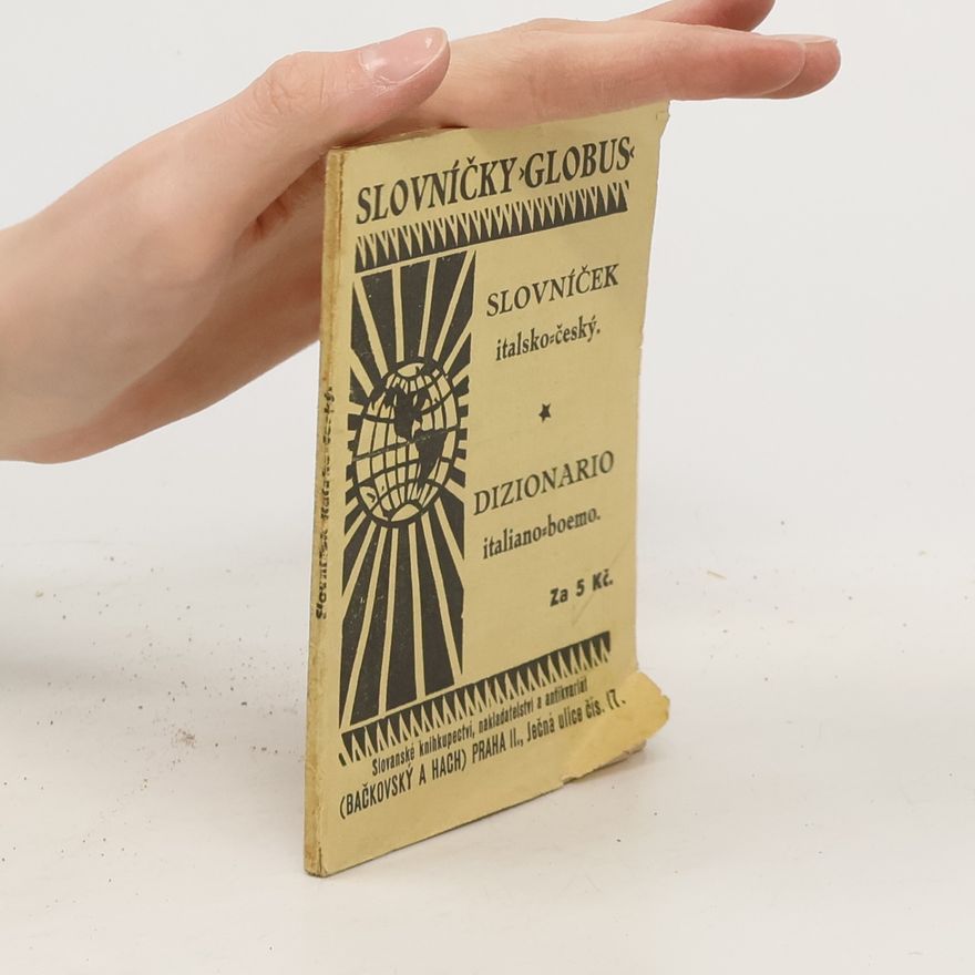 Dr. Frant Bačkovský Slovníček česko-italský : Dizionario boemo-italiano