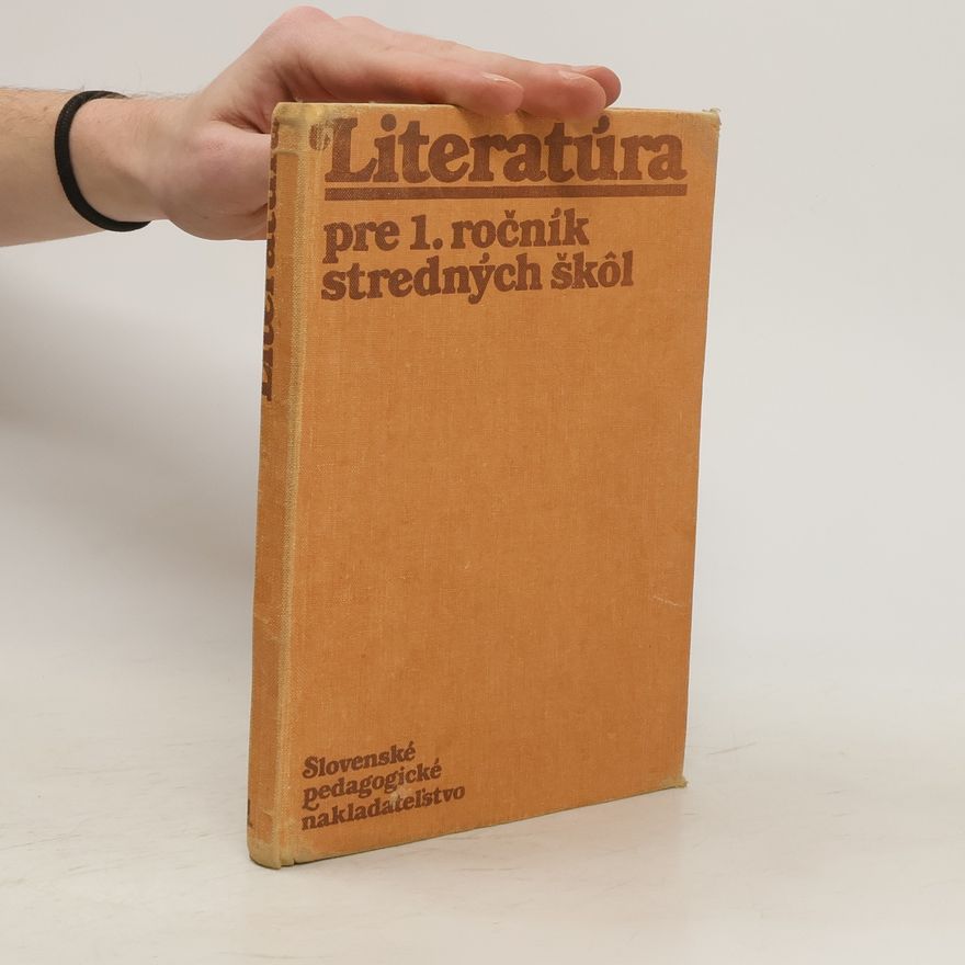 Melánia Jančinová Literatúra pre 1. ročník stredných škôl