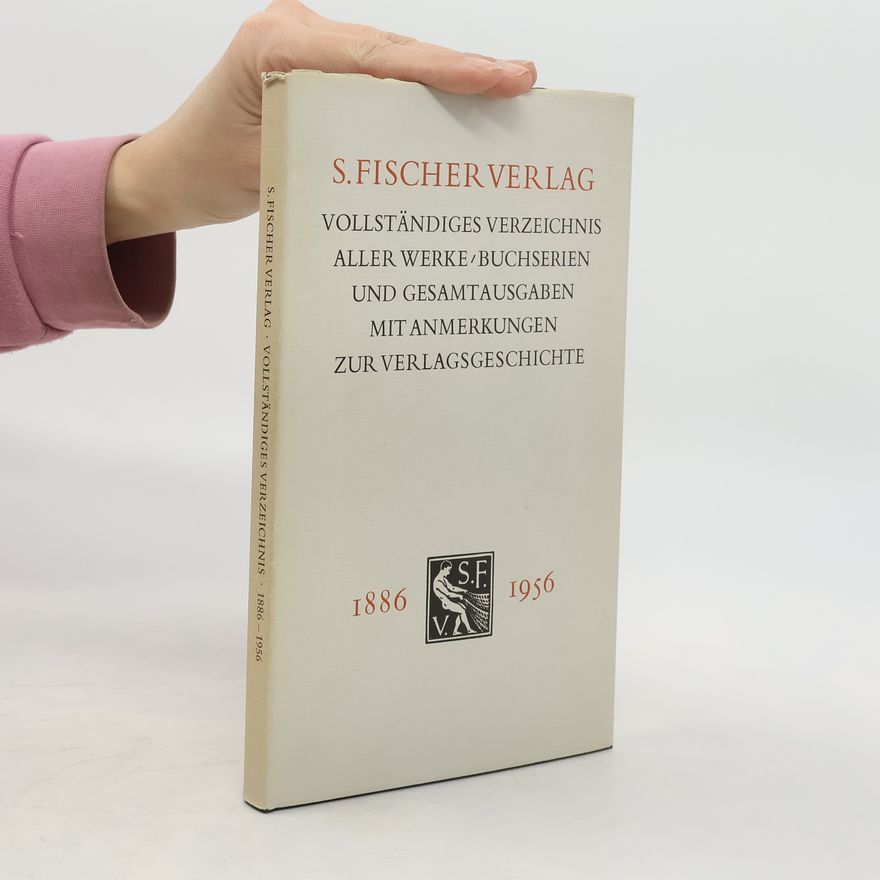Ernst Johann Vollständiges Verzeichnis aller Werke 1886 - 1956