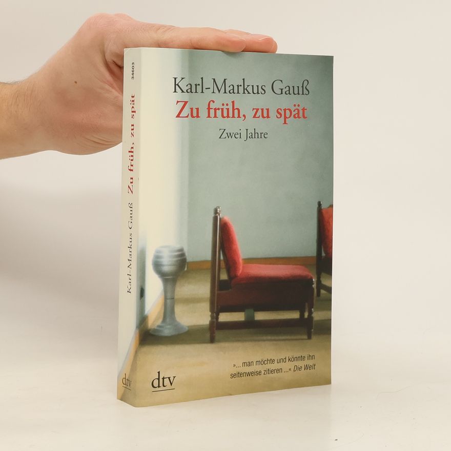 Karl-Markus Gauß Zu früh, zu spät