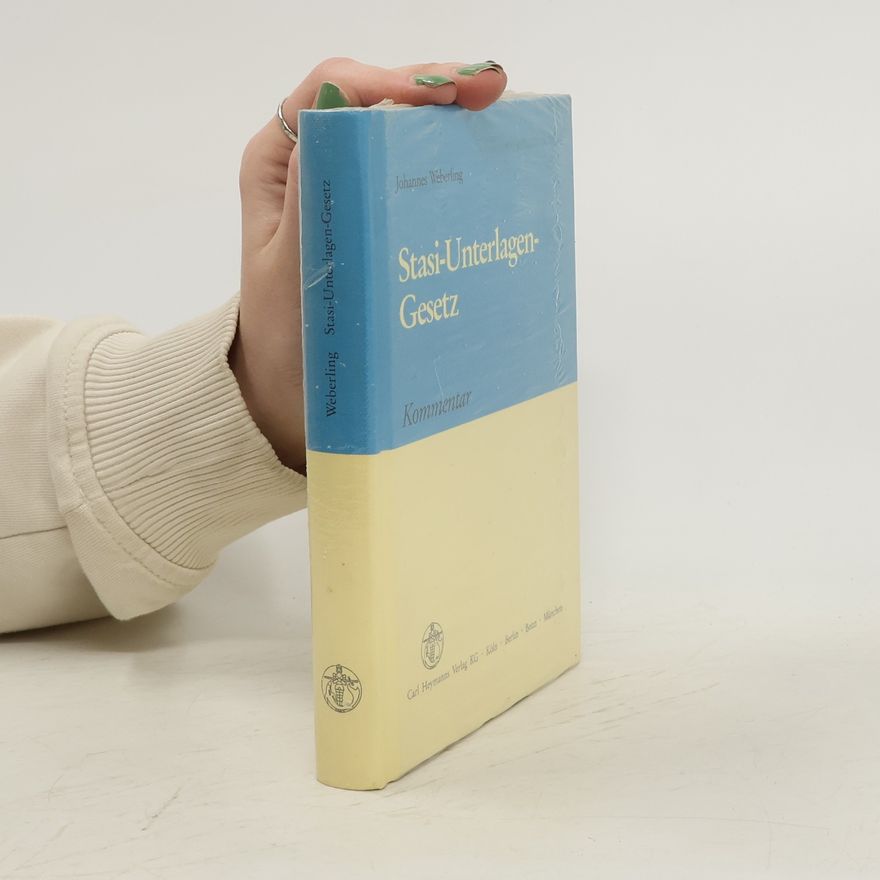 Johannes Weberling Stasi-Unterlagen- Gesetz
