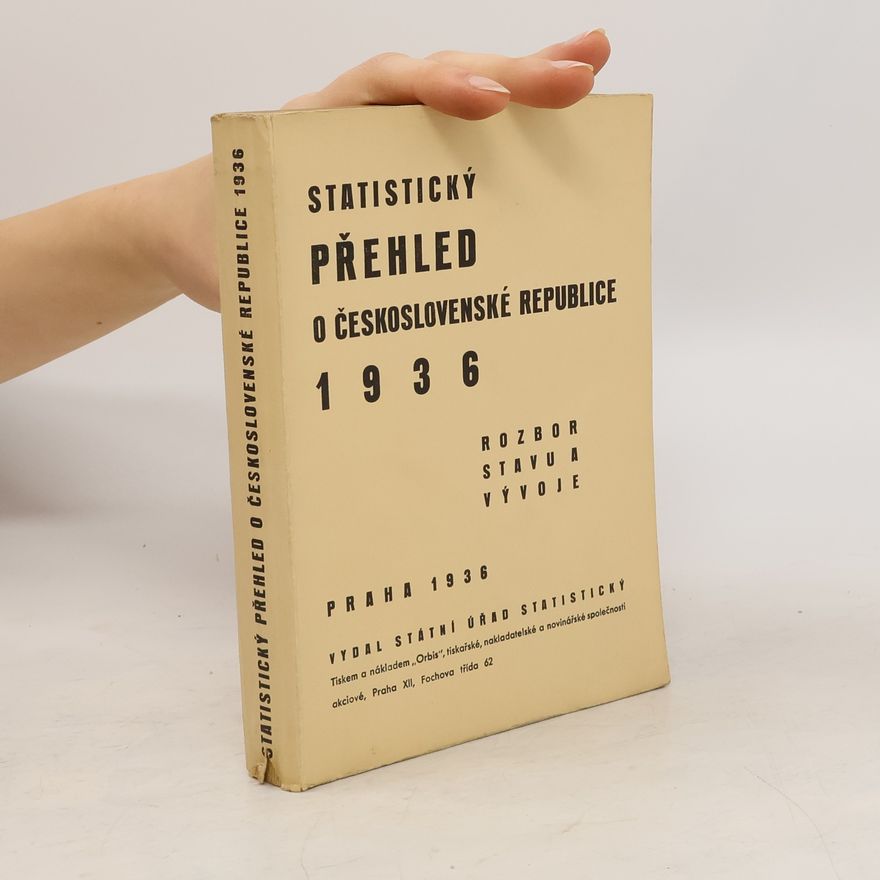Autorenkollektiv Statistický přehled o československé republice 1936