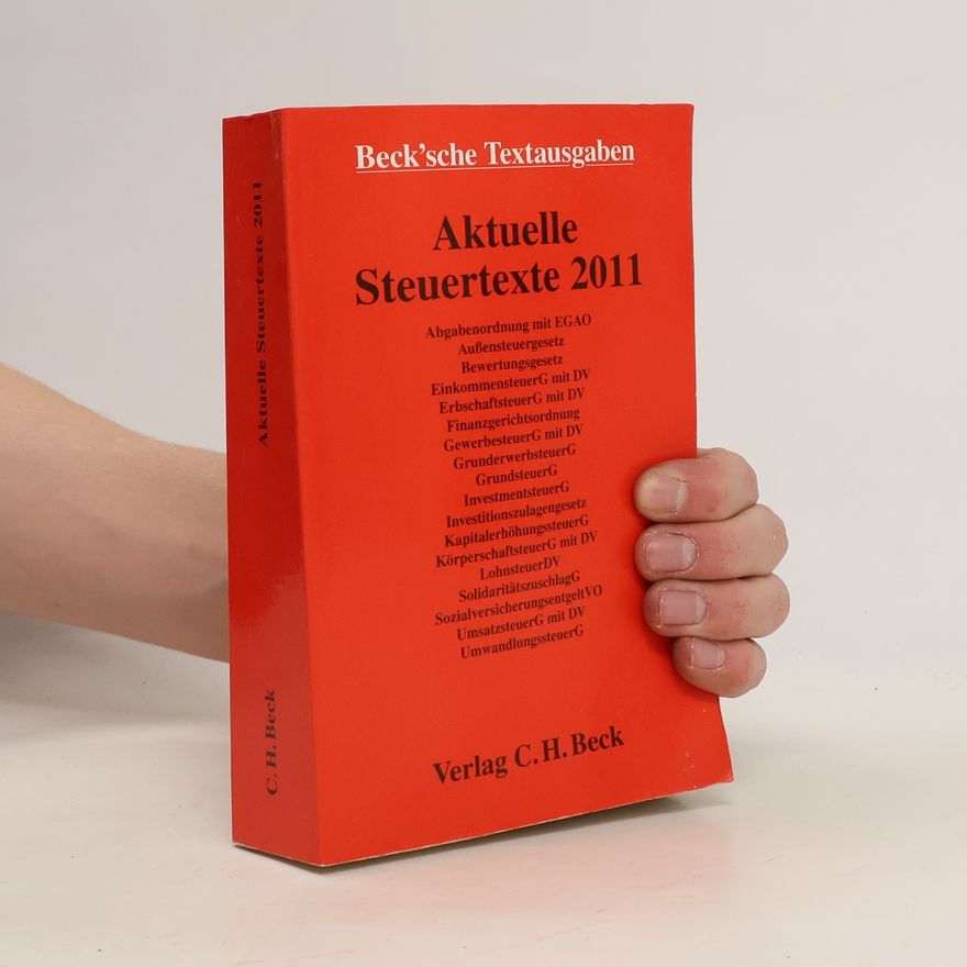 Kolektiv autorů Aktuelle Steuertexte 2011