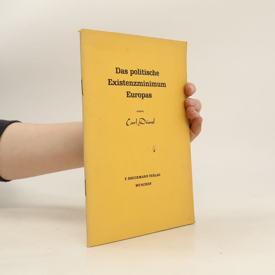 Karl Düssel Das Politische Existenzminimum Europas