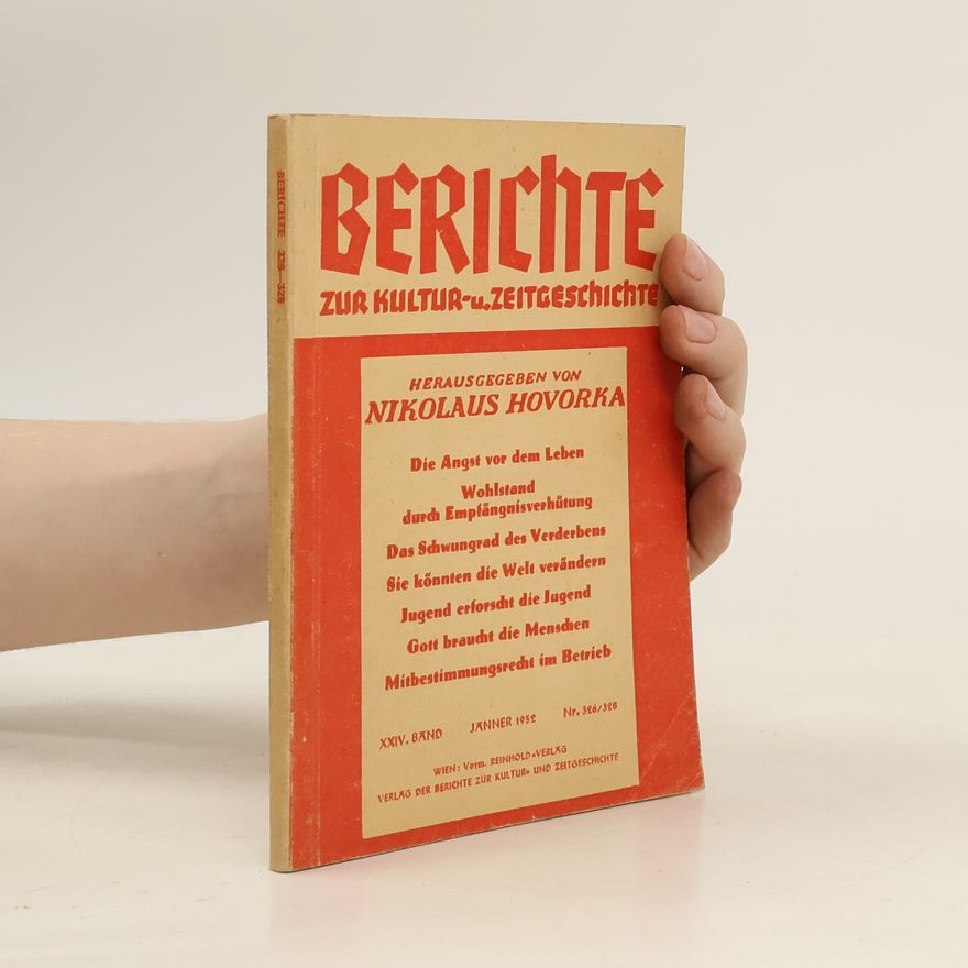 Nikolaus Hovorka Berichte zur Kultur-u. Zeitgeschichte 1/1952