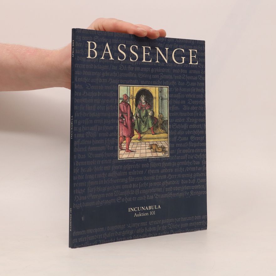 Collectif d'auteurs Bassenge. Incunabula. Auktion 101